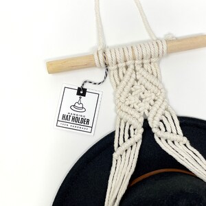 PRINTABLE Hat Holder tags- DIGITAL PDF - handmade hat organizer packaging labels, hang tags for crochet and macrame cap holders, hat storage