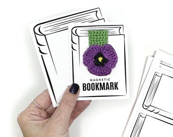 PRINTABLE Magnetic Bookmark Display Tags and labels - Digital PDF