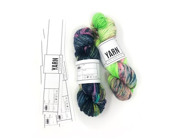 PRINTABLE Yarn Wrap Label Templates - Downloadable PDF. DIY labels for hand-dyed and hand spun yarn. Skein tags + labels. Indie yarn tags.