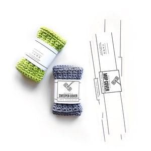 Printable Sweeper Cover Wrap Labels: DIY Mop Pad Tags (Downloadable PDF)