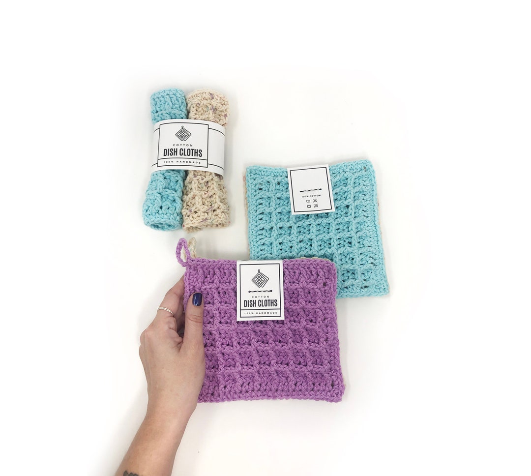 PRINTABLE Dish Cloth Tags + Wrap Labels - Downloadable PDF. Tags for ...