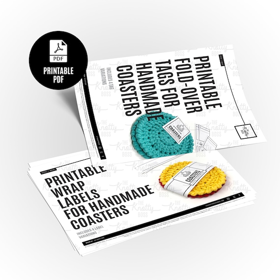PRINTABLE Snowball Packaging - DIGITAL PDF - Insert cards & labels