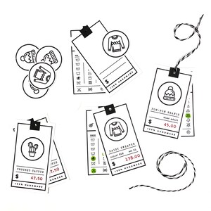 printable sticker bundle pdf template 36 sticker designs etsy