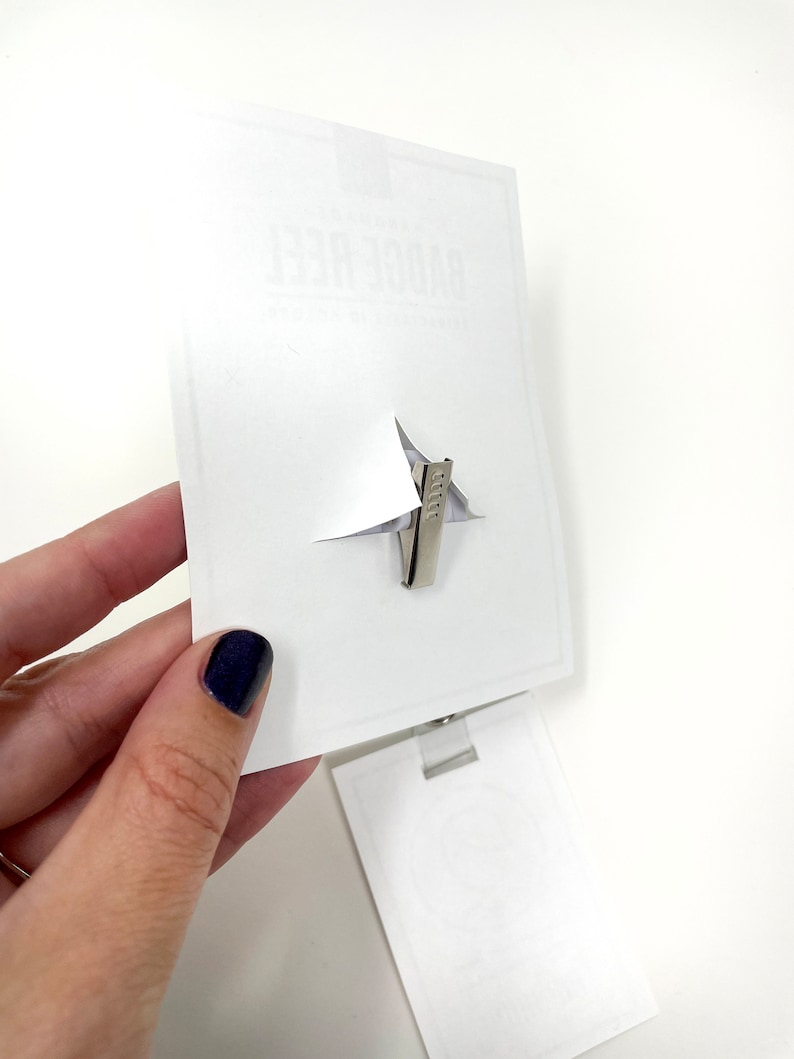 PRINTABLE Badge Reel Display Cards Digital PDF Backing Etsy