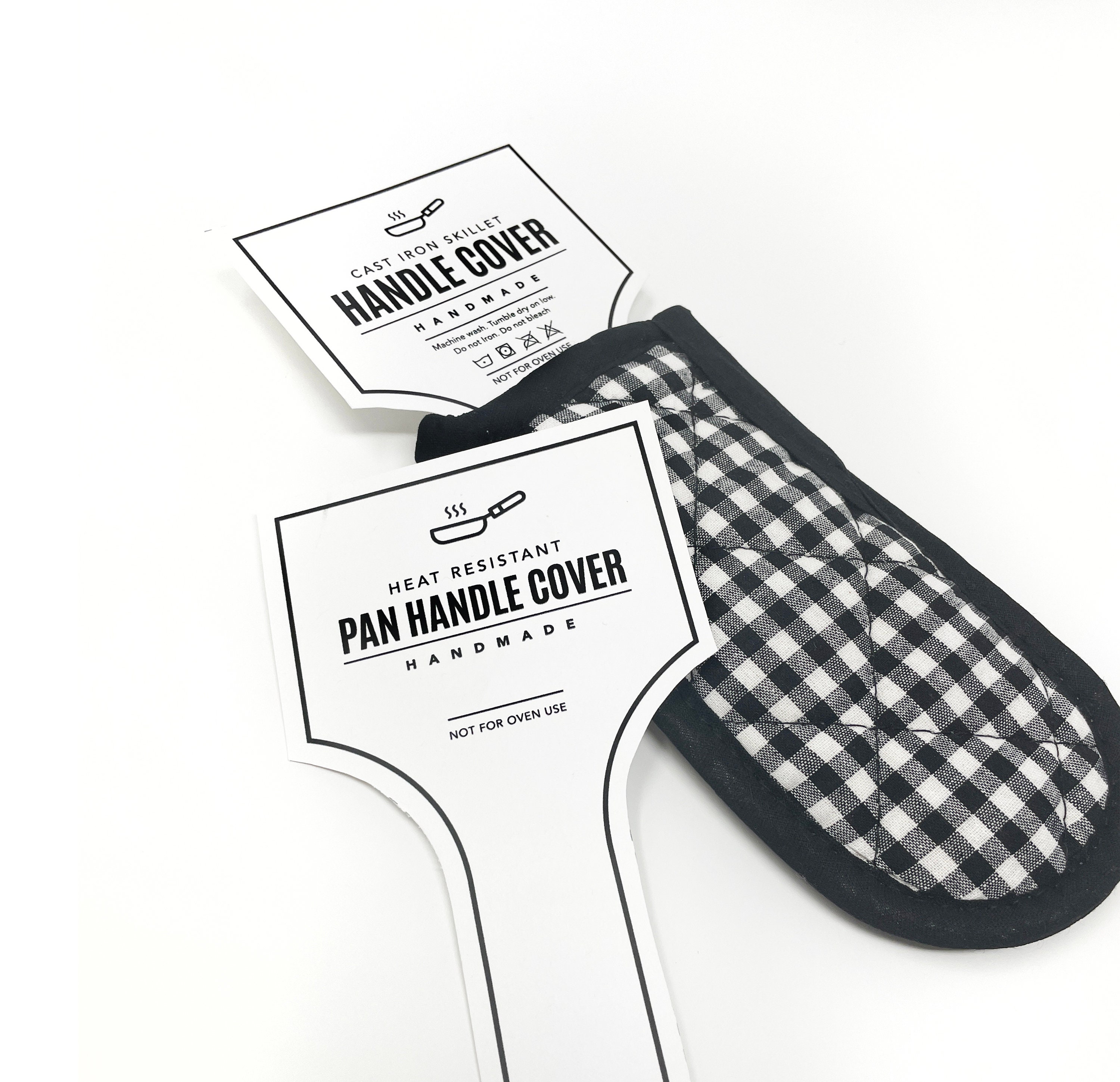 PRINTABLE Pan Handle Cover Tags Digital PDF Cast Iron Skillet