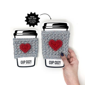 2x DRUCKBARE Cup Cozy Display Einsätze - Digitale PDF - Kaffee-Sleeve-Karten, Tags und Etiketten. Verpackungsvorlagen für handgemachte Getränkehalter