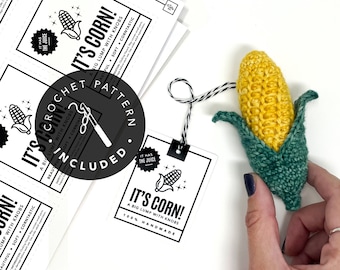 PRINTABLE + PATTERN -- It's Corn Tags + Bonus Crochet pattern