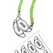 PRINTABLE Face Mask Lanyard Tags - Digital Downloadable PDF - Bold Style - Display cards for handmade facemask chains, necklaces & holders 