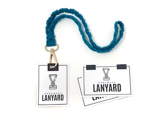 PRINTABLE Lanyard tags - Digital PDF - Insert cards for handmade lanyards. Cut out hang tags and templates for packaging and market displays