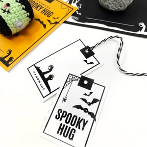 Halloween Pocket Hugs Karten - Gruselige Taschenkarten Mit Gespenstern & Fledermäusen