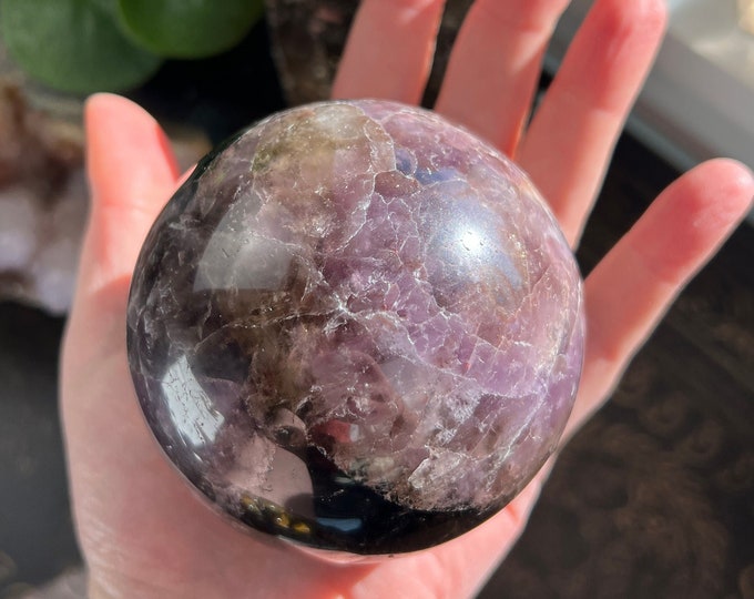 Sacred 7 Crystal Ball Super Seven Sphere Super 7 Stone Melody Stone ...