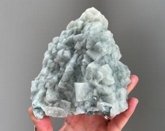 Sugar Fluorite Cluster Raw Green Fluorite Specimen Fluorite Quartz Druzy Fluorite Crystal Chinese Fluorite Fujian Fluorite Cubic Fluorite A5