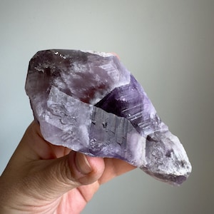 Record Keeper Amethyst Point Root Amethyst Elestial Crystal Raw Amethyst Chevron Amethyst Third Eye Crystal Crown Chakra Witchy Crystal A14