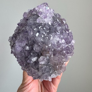 Raw Amethyst Cluster Purple Amethyst Brazil Amethyst Flower Raw Amethyst Cluster Crystal Lover Gift Amethyst Gift Crystal Decor A5