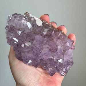 Raw Amethyst Cluster Purple Amethyst Brazil Amethyst Flower Raw Amethyst Cluster Crystal Lover Gift Amethyst Gift Crystal Decor A555