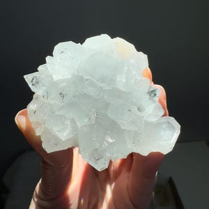 Apophyllite Flower Cluster Apophyllite Crystal Lover Gift Zeolite Crystal Flower Raw Zeolite from India High Quality Crystal Witchy Decor 38