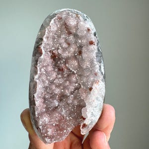 Rainbow Galaxy Amethyst Crystal Cluster Druzy Purple Pink Geode Mineral Specimen Crystal Lover Gift Witchy Decor Amethyst Uruguay 34