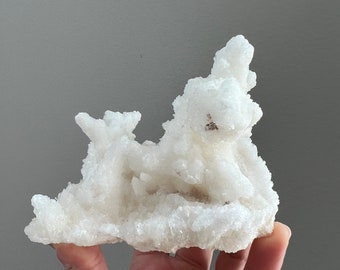 White Aragonite Cluster Aragonite Specimen Raw Aragonite Crystal Cave Calcite Flos Ferri Aragonite Raw Mineral Specimen Guizhou China A7