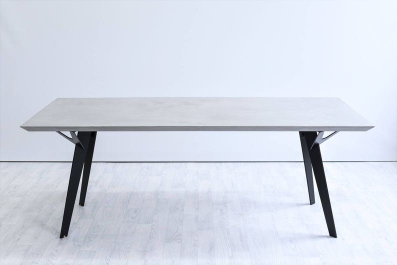 STEALTH Concrete Dining Table Etsy