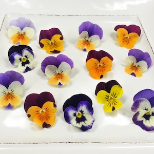 Fresh Edible Flowers Viola 50 Ct image 2