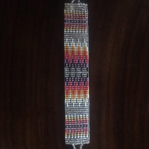 Vibrant Tribal Patterned Glass Seed Bead Hand Loomed Beaded Bracelet Beyond Fair Trade Made by Kaqchikel Mayan Women’s Beading Cooperative