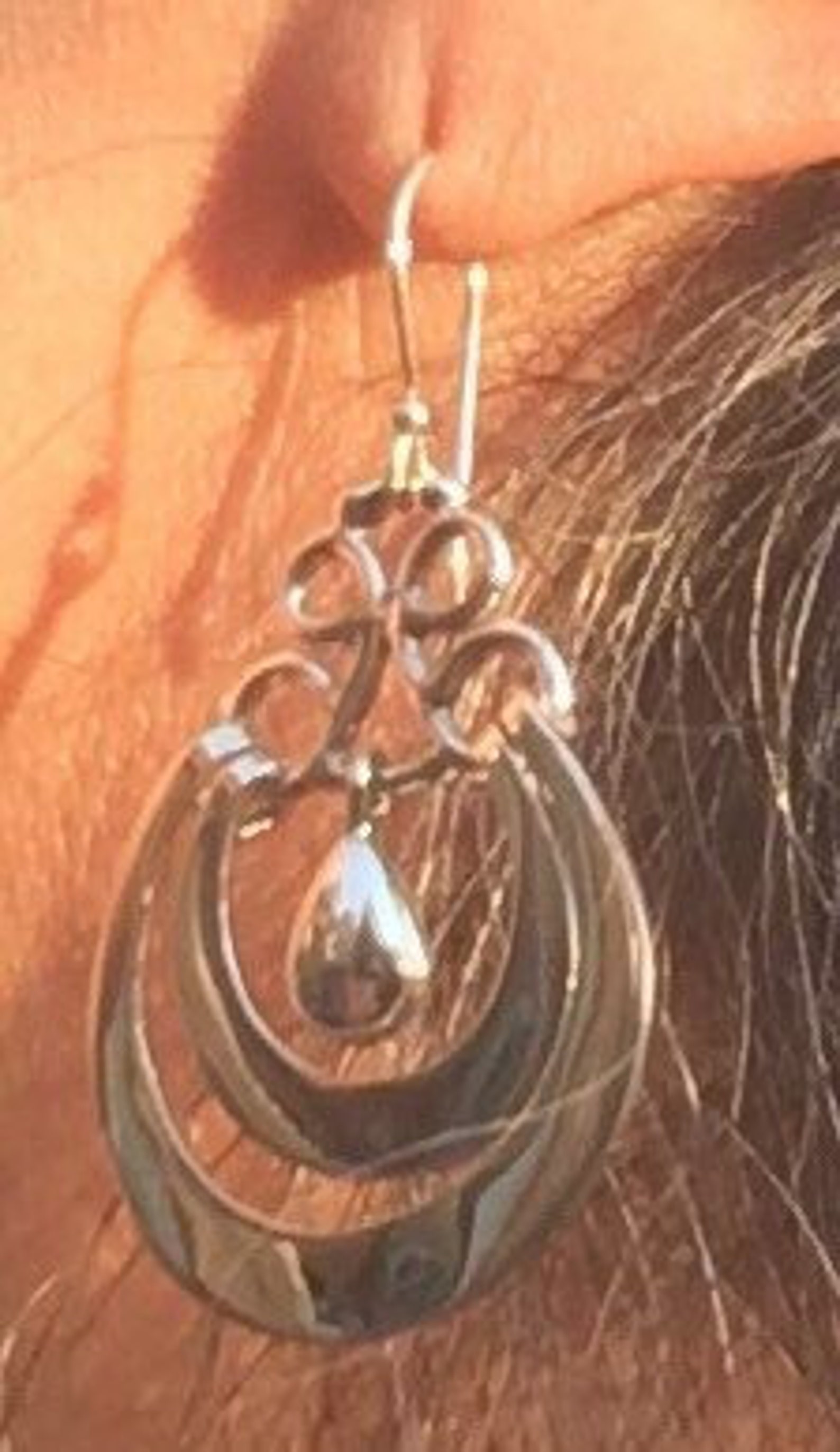 Double Cresent Moon Vintage Mexican Design Sterling Silver - Etsy