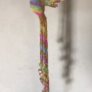 Hummingbird Ornament Hand Beaded with extra long 5 inch tail by Mayan Women&#39;s Beading Cooperative Beyond Fair Trade