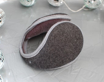 Dark Wool Ear cover for Christmas Gift