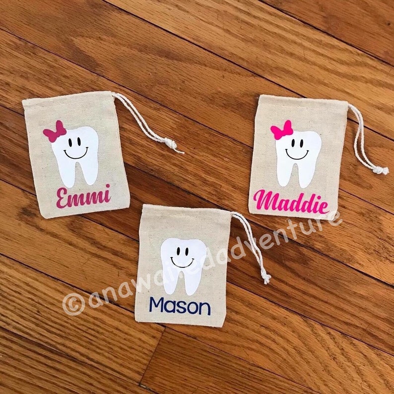 Tooth Fairy Pouch Tooth Fairy Bag Lost Tooth Bag