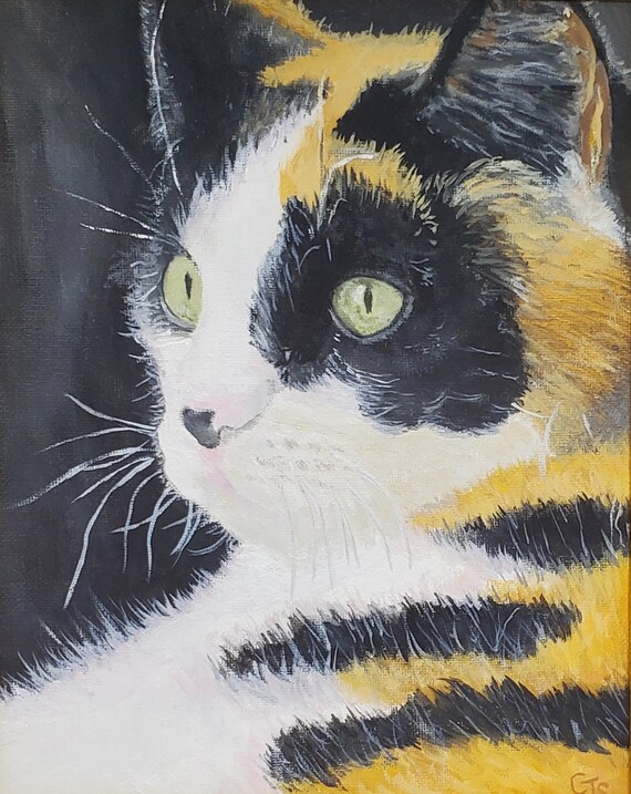 リアリズム 猫の絵画 キャンバス絵画。原画☆キャンバスF10【猫 リアリズム 猫の絵画 キャンバス絵画。原画☆キャンバスF10【猫