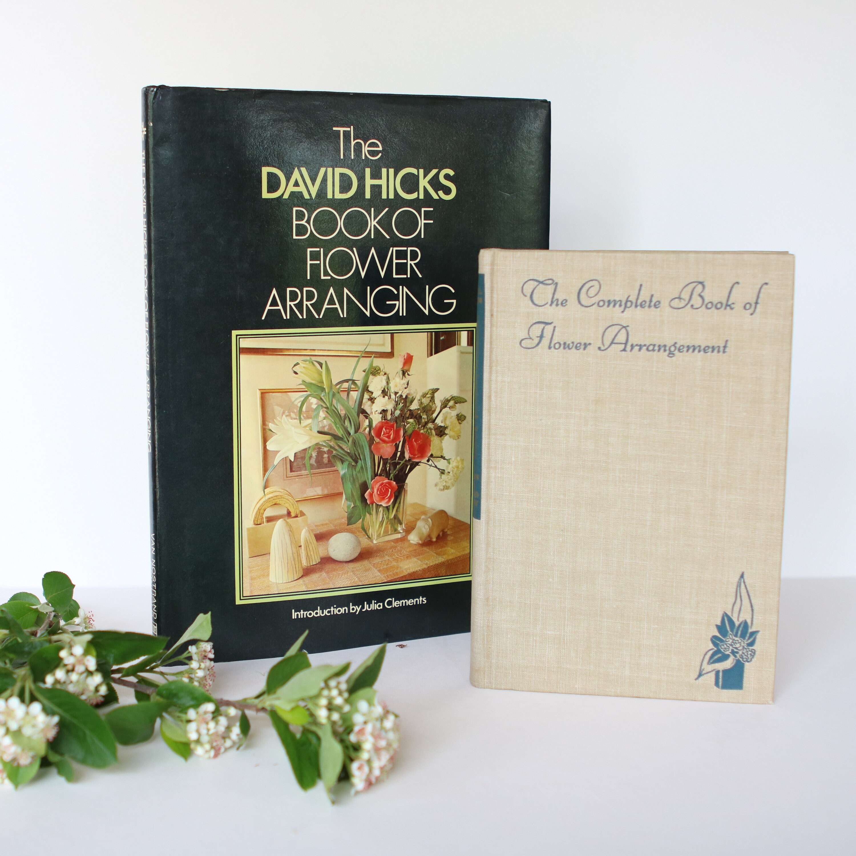 Two vintage flower arranging books Etsy
