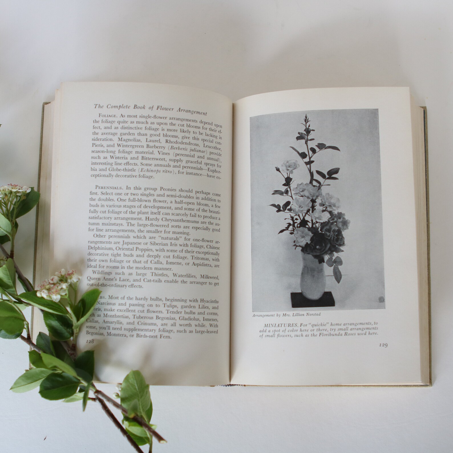 Two vintage flower arranging books Etsy