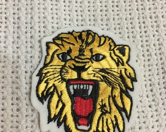 ROARING LION Head Patch Mint Condition Unique & Detailed