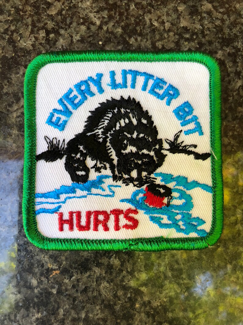 Every LITTER Bit Hurts Conservation Environment Raccoon Etsy