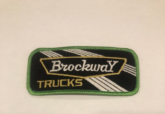 Vintage BROCKWAY TRUCKS Logo Nos Patch MINT Classic | Etsy
