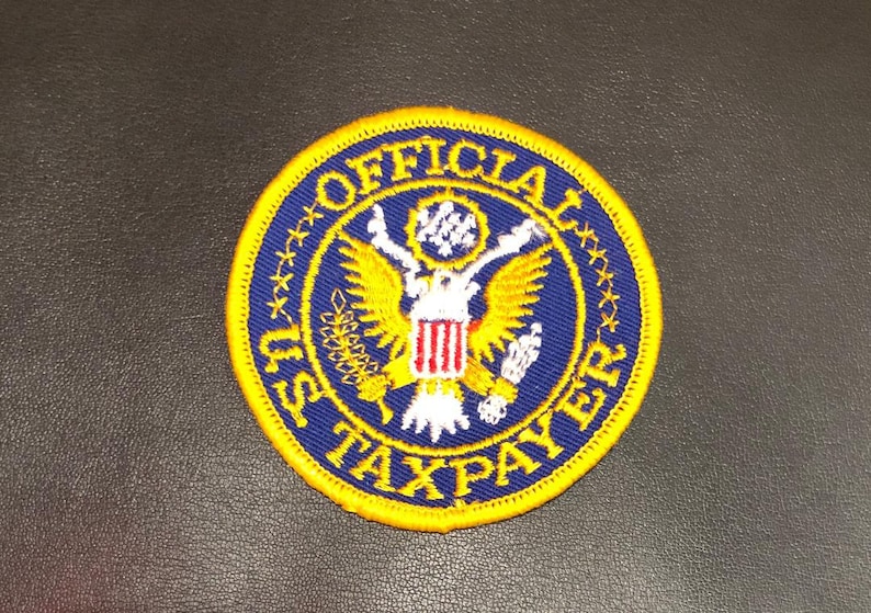 New Vintage /"Official U.S Taxpayer/" Patch