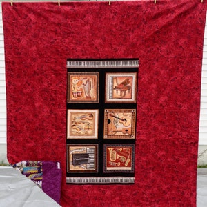 Quilt/Throw Musical Instruments