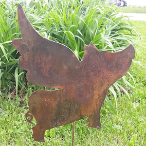When Pigs Fly, Flying Pig, Metal Farm Animals, Animal Silhouette, Yard Art