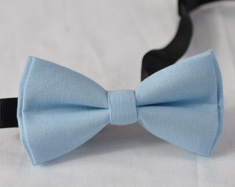 White Cotton Bow ties for all ages Men Baby Infant Youth Teenage Boy Kids