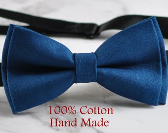 Blue green bow tie | Etsy