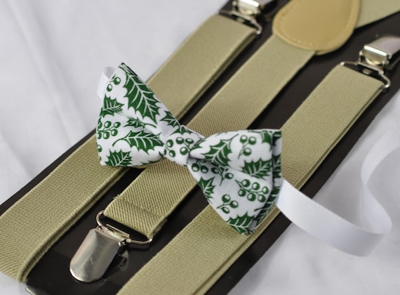 Men Women 100/% Cotton Xmas Christmas Leaf Paint Bow Tie Bowtie Party Wedding
