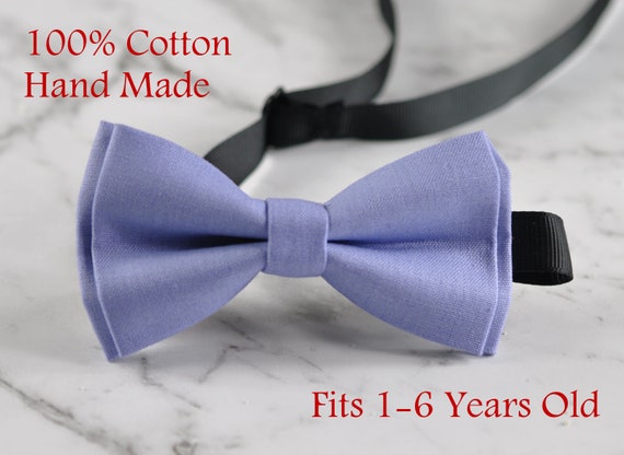 Boy Teenage 100/% Cotton MATTE BLACK Bow Tie Bowtie Party Wedding 7-14 Years Old