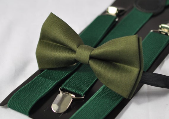 Bow Tie & Braces Kit Green Adult Bow Tie & Braces Kit Green Adult