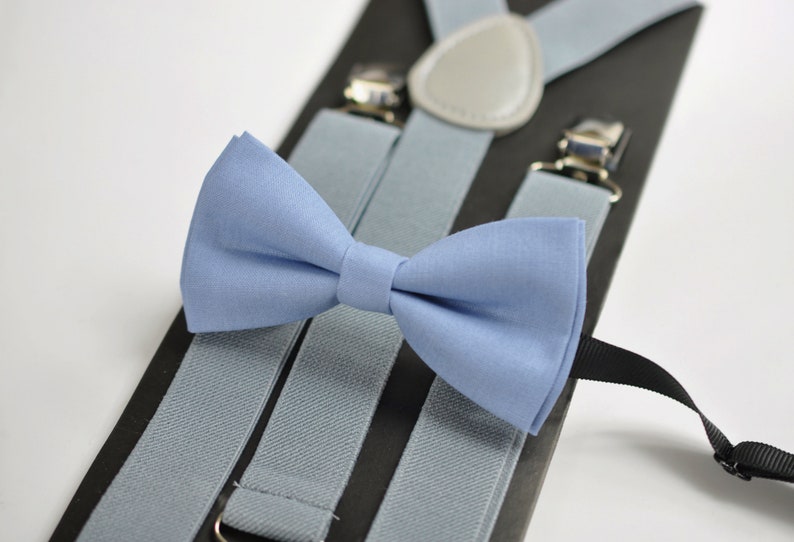Boy Teenage 100/% Cotton Mottled Gray Grey Bow Tie Bowtie Wedding 7-14 Years Old