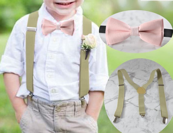 Bretelle A Y Per Bambini Con Clip E Papillon Abbinato - Regolabili, Elastiche, Adatte Da 6 Mesi A 7 Anni - 2