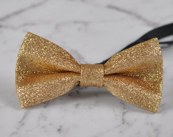 Gold Bow Tie | Etsy