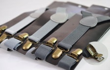 Children's Clip on Braces // Handmade Adjustable Elasticated Kids
