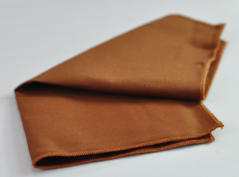 Pajarita de algodón marrón bronceado Pajarita bolsillo Pañuelo cuadrado Pañuelo Boda para hombres / Jóvenes / Niños Niños / Bebé Niño pequeño imagen 8