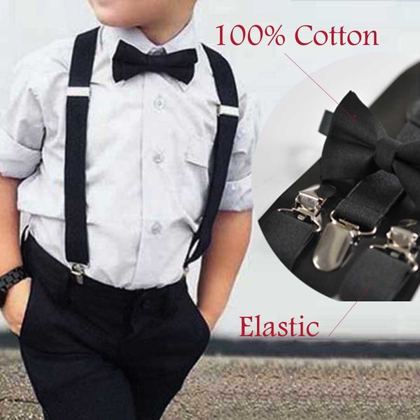 Bow Tie Suspenders Etsy