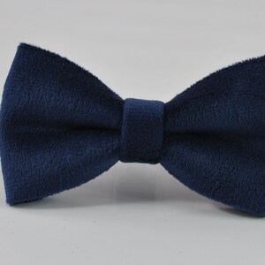 Navy Blau Dunkelblau Samt Pre gebunden Fliege Fliege für Männer Erwachsene / Jugend Teenager / Jungen Kinder / Baby Säugling Kleinkind Hochzeit Party